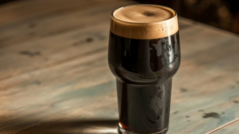 Glass of stout