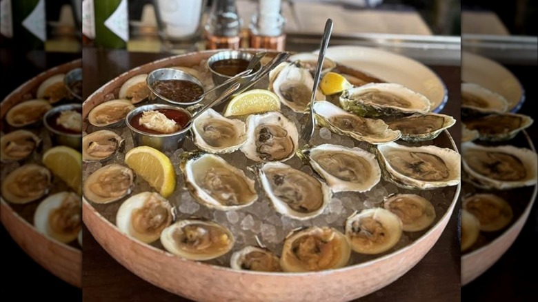 Legal Sea Foods bowl of oysters