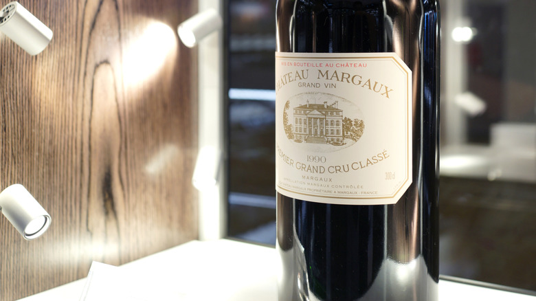 Bottle of Château Margaux
