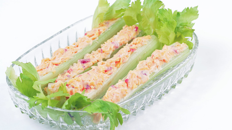 Stuffing turkey dressing with celery garlic and onions