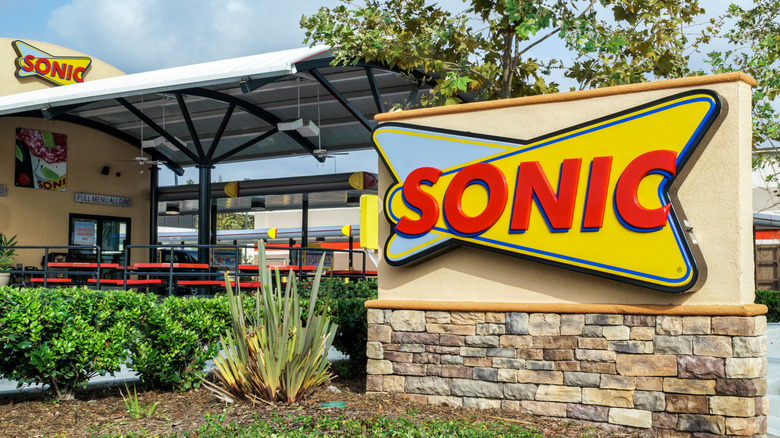 Exterior of a Sonic Drive-In