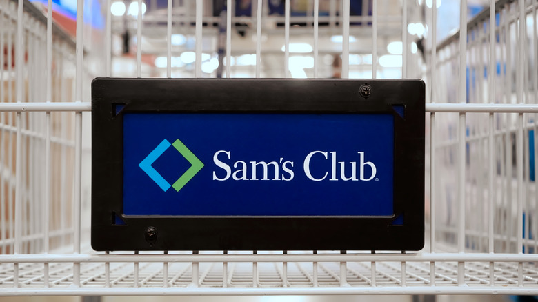 Sam's club logo on shopping cart