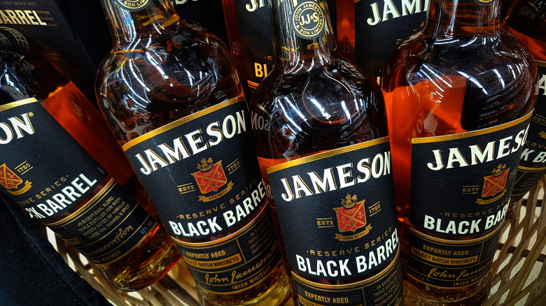 Bottles of Jameson Black Barrel
