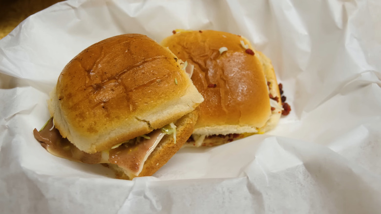 Big Apple Inn's pig ear sandwiches
