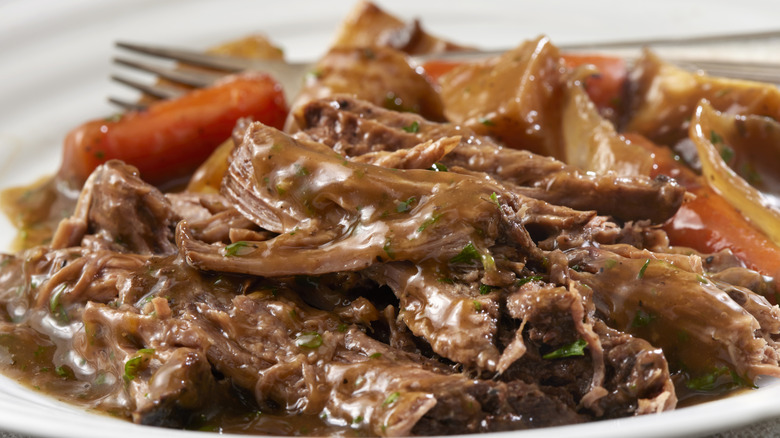 Shredded pot roast