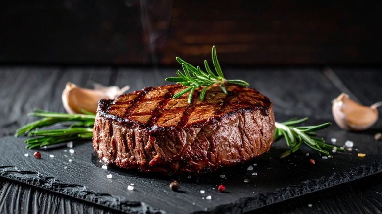 ribeye with rosemary