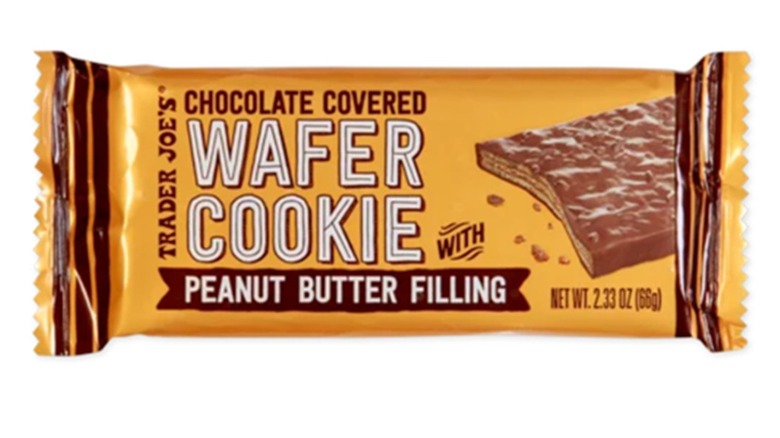 Trader Joe's chocolate covered wafer cookie