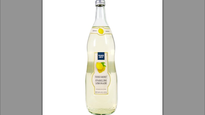 Bottle of Trader Joe's French Market Sparkling Lemonade