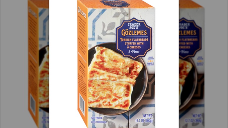 A box of Trader Joe's Gözlemes
