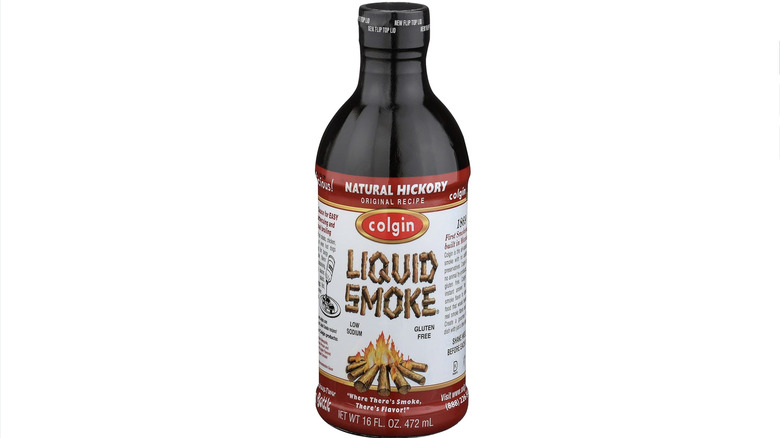 Bottle of liquid smoke