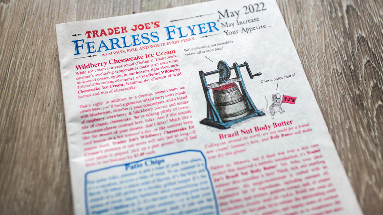 Trader Joes Fearless Flyer newspaper