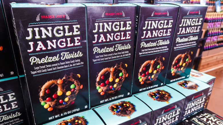 Trader Joes Jingle Jangle pretzels