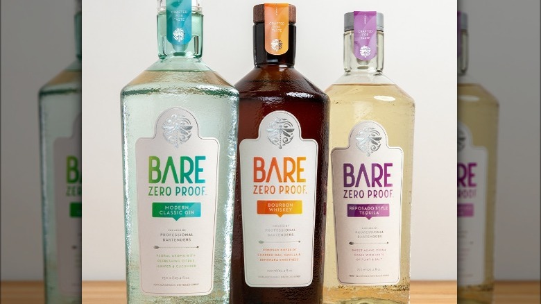   Variedad de licores Bare Zero Proof