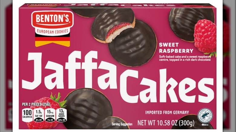 Benton's Raspberry Jaffa Cakes from Aldi