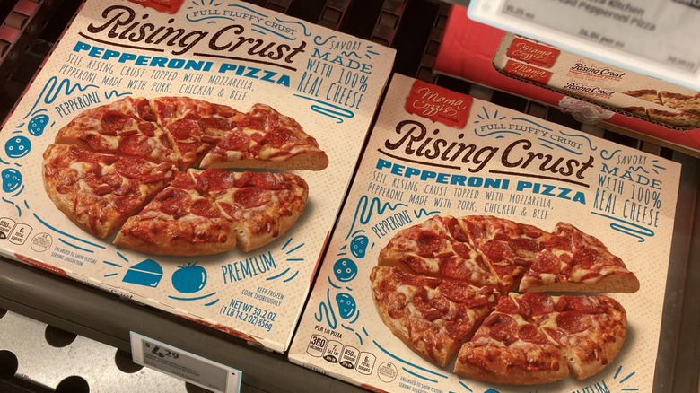 Aldi frozen rising crust pizzas