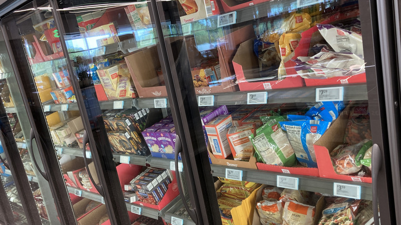 Aldi frozen food case
