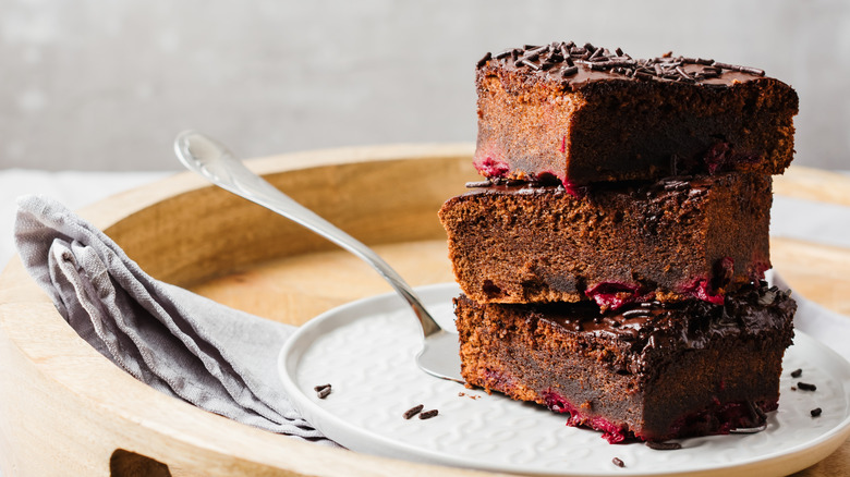 cherry pie brownies