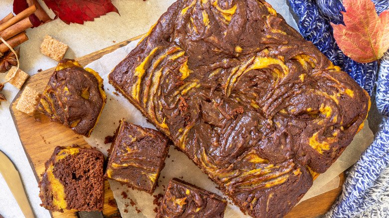 pumpkin brownies
