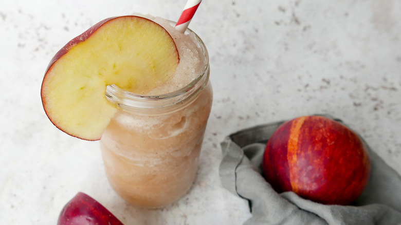 Apple cider slushie