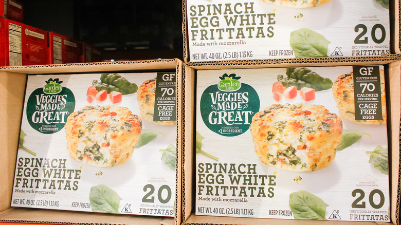 Boxes of Veggies Made Great spinach egg white frittatas