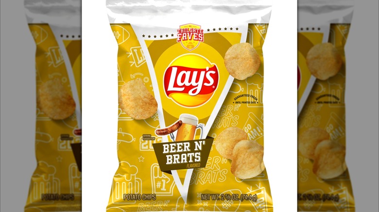 Beer and Brats Lay's potato chips