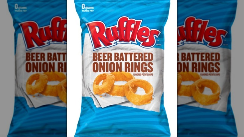 beer battered onion rings Ruffles