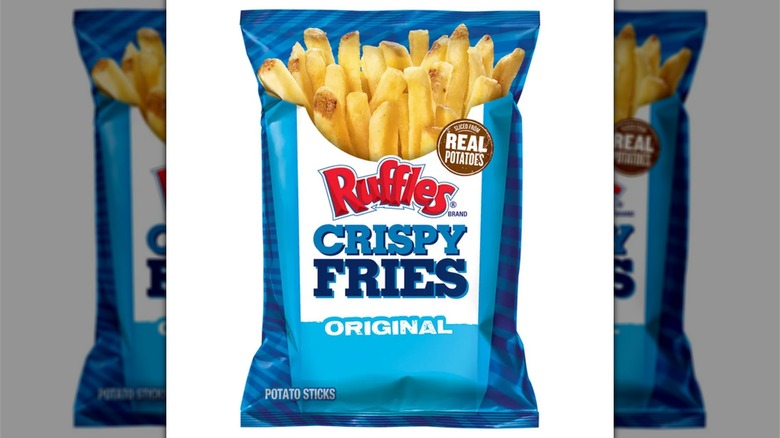 Ruffles Crispy Fries chip bag