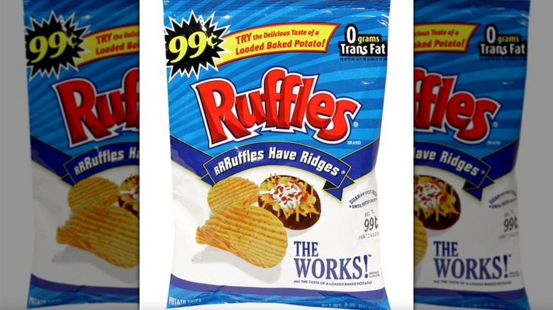 The Works Ruffles chips