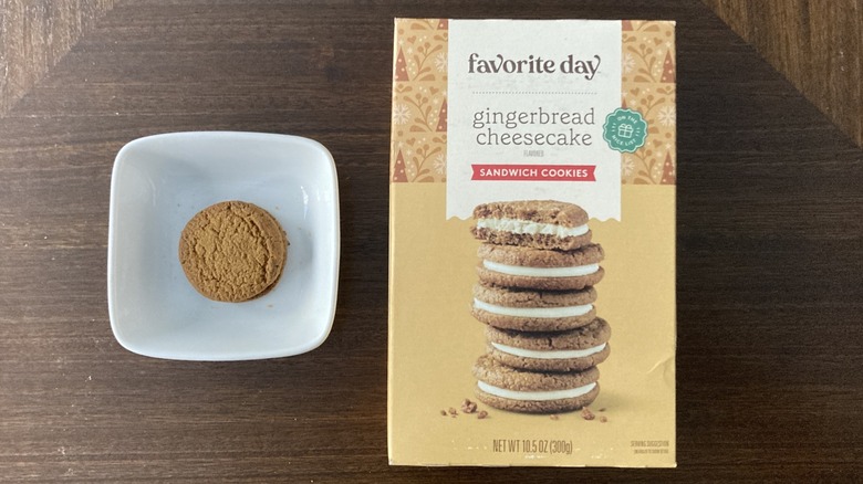 Favorite Day Gingerbread Cheesecake sandwich cookies