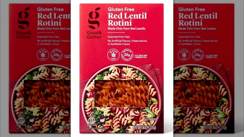 Good and Gather red lentil rotini
