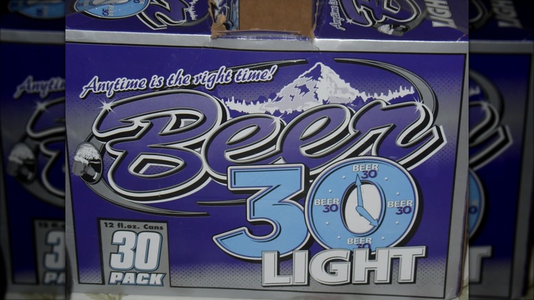A crate of Beer 30 Lite