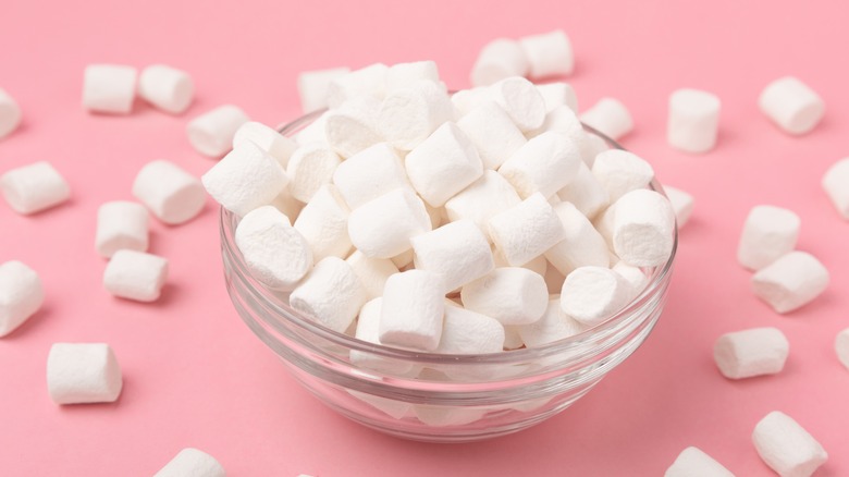 bowl of marshmallows