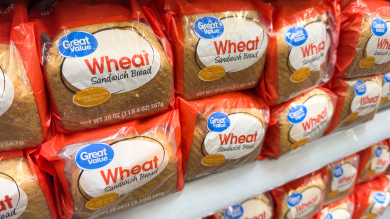 Walmart sliced great value bread