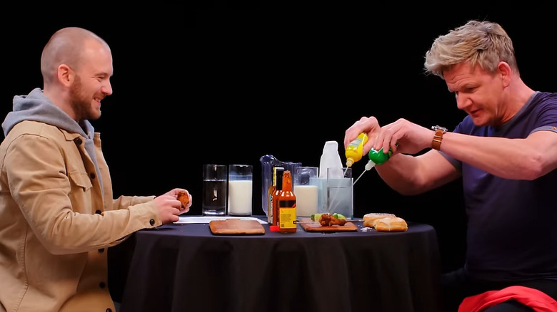 Gordon Ramsay on Hot Ones