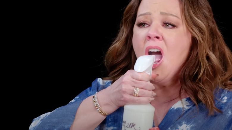 Melissa McCarthy on Hot Ones