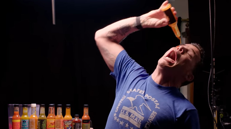 Steve-O on Hot Ones