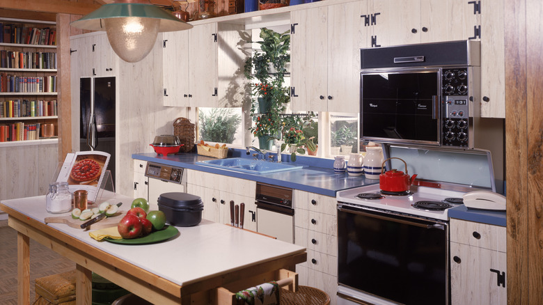 An old-fashioned kitchen circa 1980