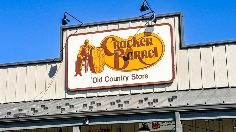 Cracker Barrel sign