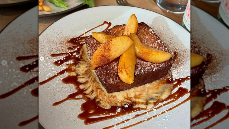 Apple French toast at Nougatine in New York