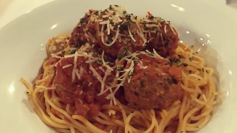 Romano's Macaroni Grill meatballs 