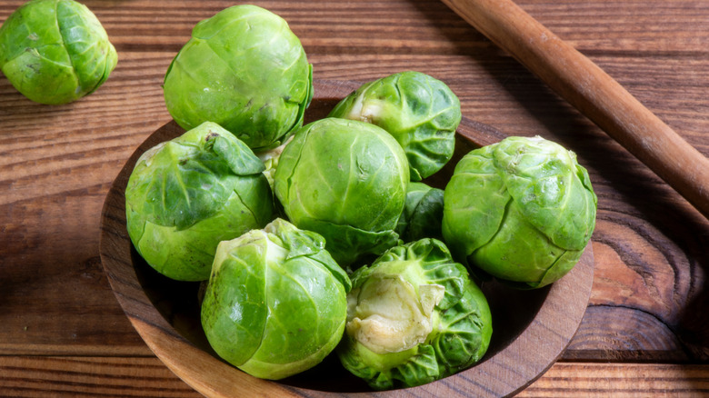 bowl of Brussels sprouts