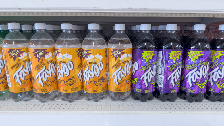 Faygo on grocery store shelf
