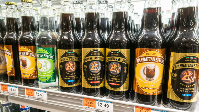 Manhattan Special on shelves