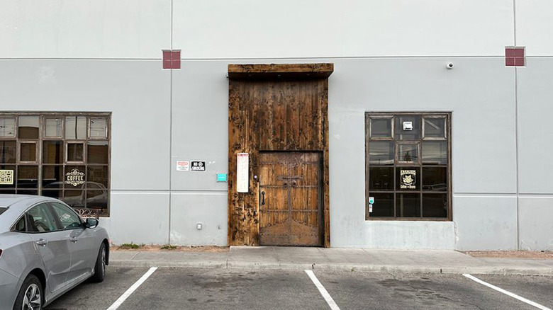Gabi Coffee & Bakery's exterior with a car outside