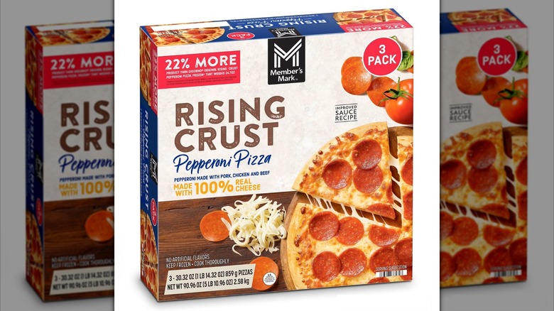 Members Mark rising crust pepperoni pizza
