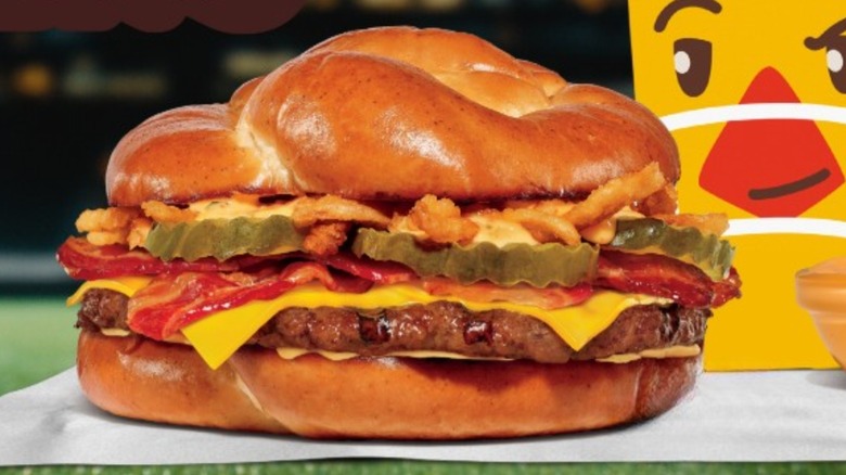 Burger King Game Day Pretzel Burger