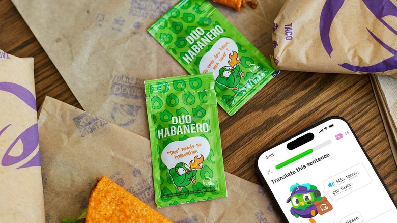 Taco Bell Duo Habenero Sauce