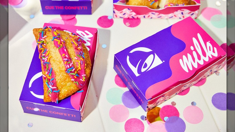 Taco Bell's Milk Bar Birthday Cake Empanada