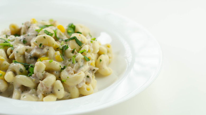 creamy sweet corn pasta