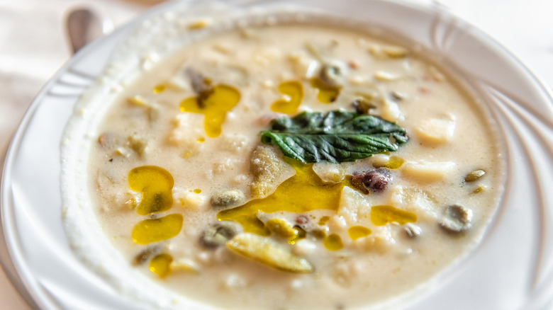 creamy white bean pasta